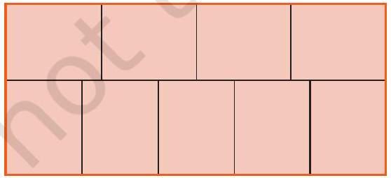 Fig. 6.47: Nine identical rectangles stacked togetherThe figure shows ...